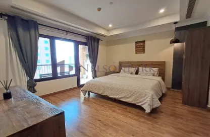 Apartment - 1 Bedroom - 2 Bathrooms for rent in East Porto Drive - Porto Arabia - The Pearl Island - Doha