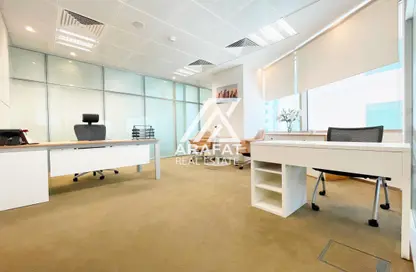 Office Space - Studio - 4 Bathrooms for rent in Barwa Tower - C-Ring Road - Al Sadd - Doha