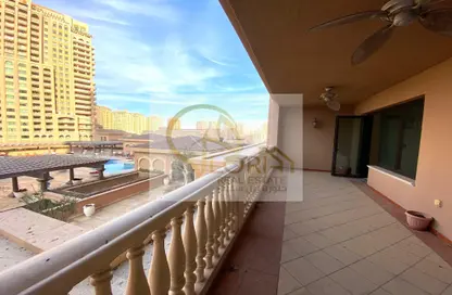 Apartment - 1 Bedroom - 2 Bathrooms for rent in East Porto Drive - Porto Arabia - The Pearl Island - Doha