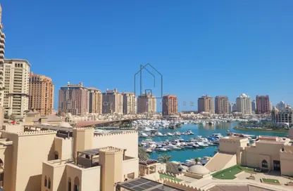 Apartment - 2 Bedrooms - 3 Bathrooms for rent in East Porto Drive - Porto Arabia - The Pearl Island - Doha