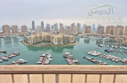 Apartment - 2 Bedrooms - 3 Bathrooms for sale in West Porto Drive - Porto Arabia - The Pearl Island - Doha