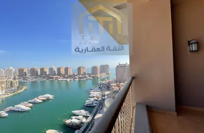 Apartment - 2 Bedrooms - 3 Bathrooms for rent in East Porto Drive - Porto Arabia - The Pearl Island - Doha