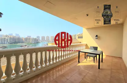 Apartment - 2 Bedrooms - 3 Bathrooms for rent in Bab Al Riviera - Porto Arabia - The Pearl Island - Doha