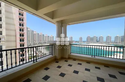 Apartment - 2 Bedrooms - 3 Bathrooms for rent in Tower 2 - Viva Bahriyah - The Pearl Island - Doha