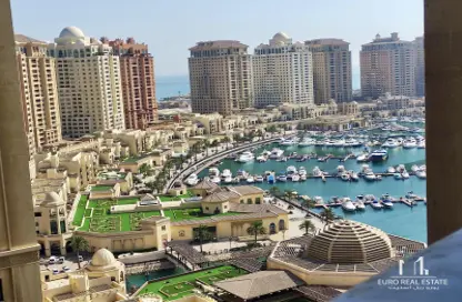 Apartment - 1 Bedroom - 2 Bathrooms for sale in East Porto Drive - Porto Arabia - The Pearl Island - Doha