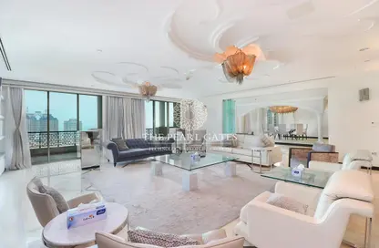 Penthouse - 7 Bedrooms - 7 Bathrooms for rent in Viva West - Viva Bahriyah - The Pearl Island - Doha