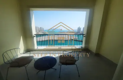 Apartment - 1 Bedroom - 1 Bathroom for rent in Viva West - Viva Bahriyah - The Pearl Island - Doha