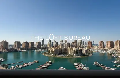 Apartment - 2 Bedrooms - 3 Bathrooms for rent in Marina Gate - Porto Arabia - The Pearl Island - Doha