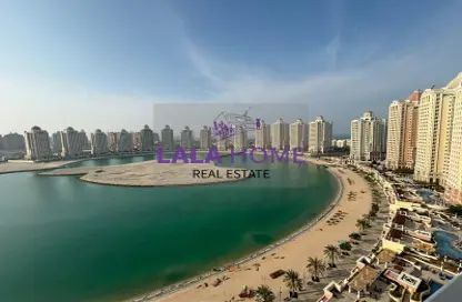 Apartment - 2 Bedrooms - 4 Bathrooms for rent in Viva West - Viva Bahriyah - The Pearl Island - Doha