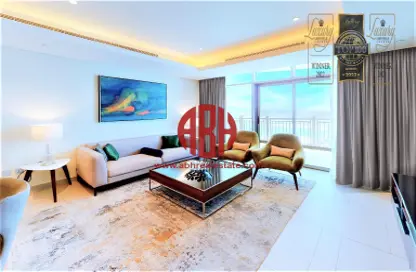 Apartment - 1 Bedroom - 2 Bathrooms for rent in Tower 9 - Abraj Quartiers - The Pearl Island - Doha