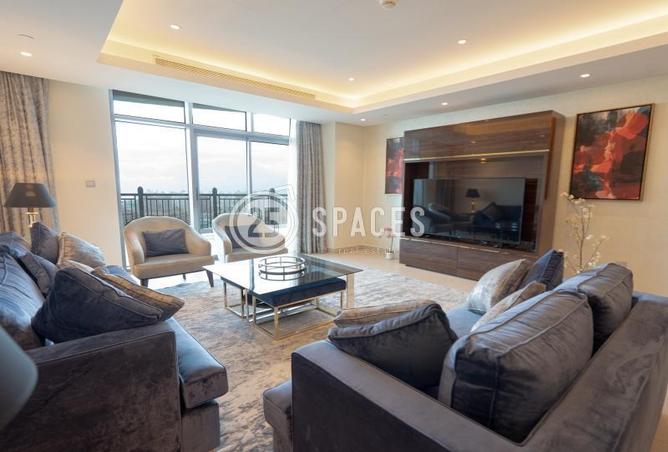 Apartment - 1 Bedroom - 2 Bathrooms for rent in Abraj Bay - Abraj Quartiers - The Pearl Island - Doha