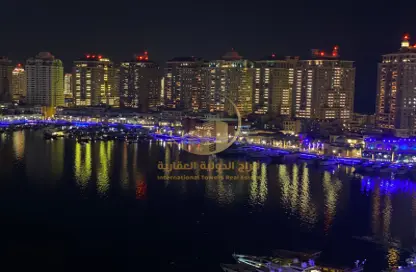 Apartment - 1 Bedroom - 2 Bathrooms for rent in Tower 3 - Porto Arabia - The Pearl Island - Doha