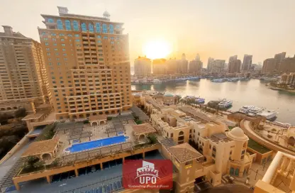 Apartment - 1 Bedroom - 2 Bathrooms for rent in Marina Gate - Porto Arabia - The Pearl Island - Doha