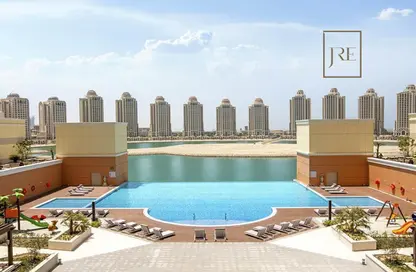 Apartment - 1 Bathroom for sale in Al Mutahidah Tower - Viva Bahriyah - The Pearl Island - Doha