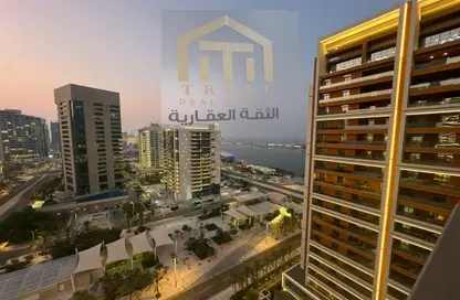 Apartment - 2 Bedrooms - 4 Bathrooms for rent in Marina 9 Residences - Marina District - Lusail