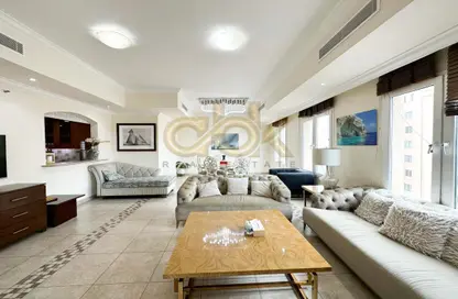 Apartment - 3 Bedrooms - 4 Bathrooms for rent in East Porto Drive - Porto Arabia - The Pearl Island - Doha