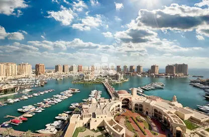 Apartment - 3 Bedrooms - 4 Bathrooms for rent in Tower 7 (Ferrari Tower) - Porto Arabia - The Pearl Island - Doha