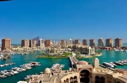 Apartment - 3 Bedrooms - 3 Bathrooms for sale in Tower 7 (Ferrari Tower) - Porto Arabia - The Pearl Island - Doha