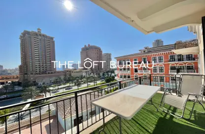 Apartment - 1 Bedroom - 2 Bathrooms for rent in Nobili - Qanat Quartier - The Pearl Island - Doha