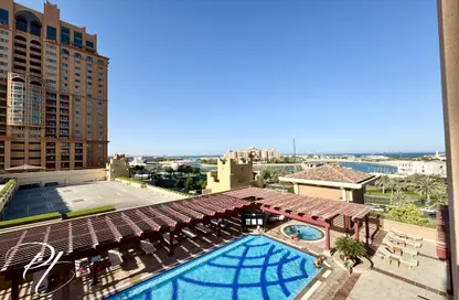 Apartment - 1 Bedroom - 2 Bathrooms for rent in Tower 18 - Porto Arabia - The Pearl Island - Doha