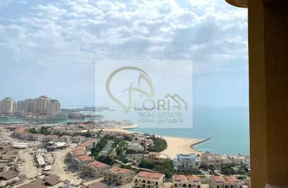 Apartment - 1 Bedroom - 2 Bathrooms for rent in East Porto Drive - Porto Arabia - The Pearl Island - Doha