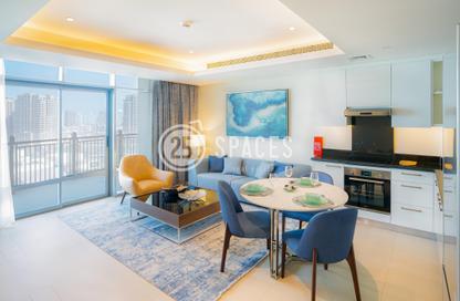 Apartment - 1 Bedroom - 1 Bathroom for rent in Abraj Bay - Abraj Quartiers - The Pearl Island - Doha