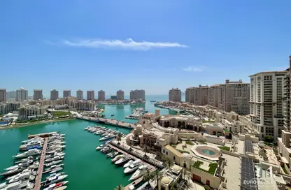 Apartment - 3 Bedrooms - 3 Bathrooms for rent in East Porto Drive - Porto Arabia - The Pearl Island - Doha