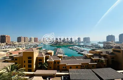 Apartment - 3 Bedrooms - 5 Bathrooms for rent in West Porto Drive - Porto Arabia - The Pearl Island - Doha