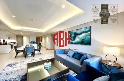 Apartment - 1 Bedroom - 2 Bathrooms for rent in Tower 6 - Abraj Quartiers - The Pearl Island - Doha