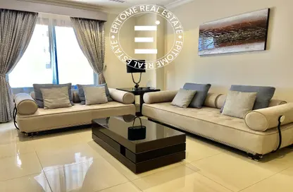 Apartment - 1 Bedroom - 2 Bathrooms for rent in Tower 14 - Porto Arabia - The Pearl Island - Doha