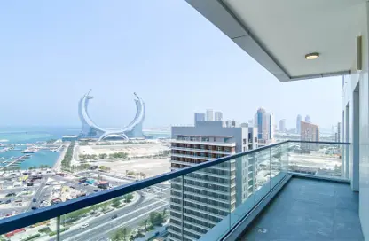 Apartment - 2 Bedrooms - 4 Bathrooms for rent in Lusail Residence - Marina District - Lusail