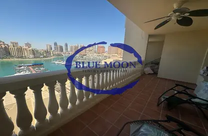 Apartment - 2 Bedrooms - 3 Bathrooms for rent in West Porto Drive - Porto Arabia - The Pearl Island - Doha