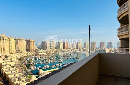 Apartment - 2 Bedrooms - 3 Bathrooms for rent in West Porto Drive - Porto Arabia - The Pearl Island - Doha