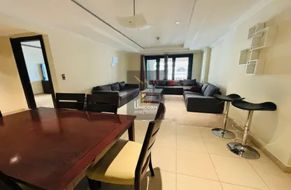 Apartment - 1 Bedroom - 2 Bathrooms for rent in East Porto Drive - Porto Arabia - The Pearl Island - Doha