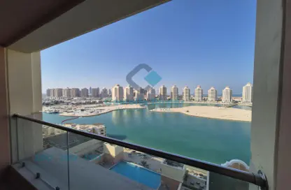 Apartment - 1 Bedroom - 2 Bathrooms for rent in Viva West - Viva Bahriyah - The Pearl Island - Doha