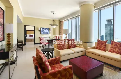 Apartment - 1 Bedroom - 2 Bathrooms for rent in Al Shatt Street - West Bay - Doha