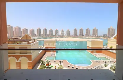 Apartment - Studio - 1 Bathroom for sale in Al Mutahidah Tower - Viva Bahriyah - The Pearl Island - Doha