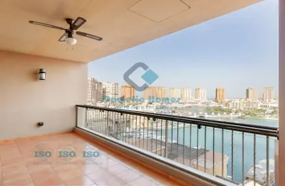 Apartment - 2 Bedrooms - 3 Bathrooms for rent in East Porto Drive - Porto Arabia - The Pearl Island - Doha