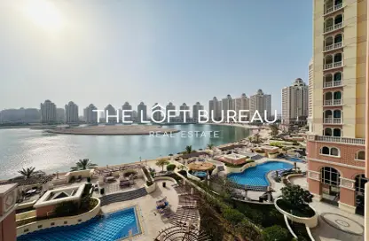 Apartment - 1 Bedroom - 2 Bathrooms for rent in Viva West - Viva Bahriyah - The Pearl Island - Doha