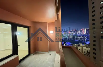 Apartment - 1 Bedroom - 2 Bathrooms for rent in Tower 21 - Porto Arabia - The Pearl Island - Doha