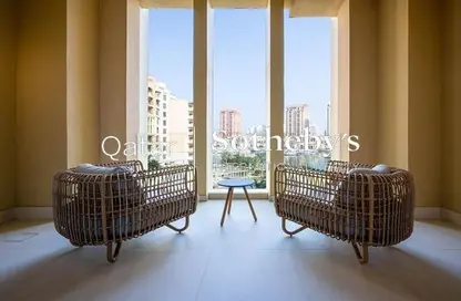 شقة - غرفة نوم - 2 حمامات للايجار في The St. Regis Marsa Arabia Island - Marsa Arabia - جزيرة اللؤلؤة - الدوحة