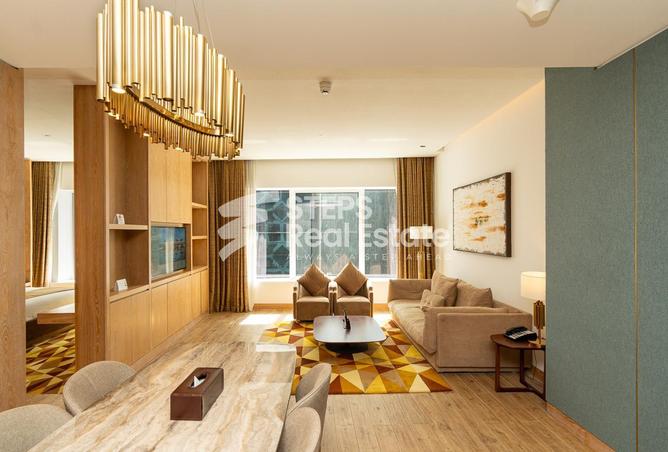 Apartment - 2 Bedrooms - 4 Bathrooms for rent in The Bentley Luxury Hotel  and  Suites - West Bay - Doha