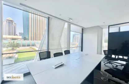 Office Space - Studio - 1 Bathroom for rent in Marina Tower 02 - Marina District - Lusail