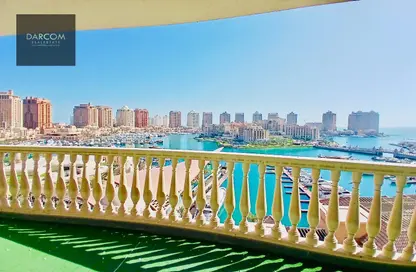 Apartment - 3 Bedrooms - 4 Bathrooms for rent in East Porto Drive - Porto Arabia - The Pearl Island - Doha