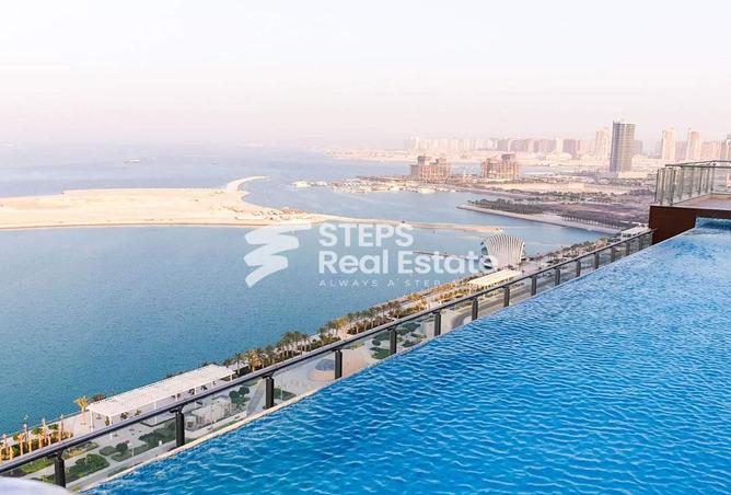 Apartment - 1 Bedroom - 2 Bathrooms for rent in Lusail Residence - Marina District - Lusail