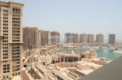 Apartment - 1 Bedroom - 2 Bathrooms for sale in Tower 5 - Porto Arabia - The Pearl Island - Doha