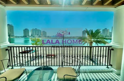 Apartment - 1 Bedroom - 2 Bathrooms for rent in Viva West - Viva Bahriyah - The Pearl Island - Doha