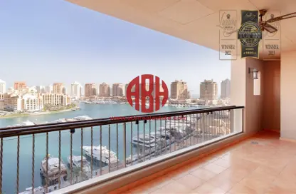 Apartment - 2 Bedrooms - 2 Bathrooms for rent in West Porto Drive - Porto Arabia - The Pearl Island - Doha