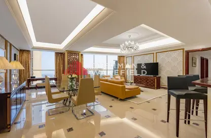 شقة - 2 غرف نوم - 2 حمامات للايجار في شارع الدبلوماسي - الخليج الغربي - الدوحة