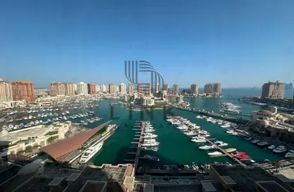 Apartment - 3 Bedrooms - 4 Bathrooms for sale in Tower 9 - Porto Arabia - The Pearl Island - Doha